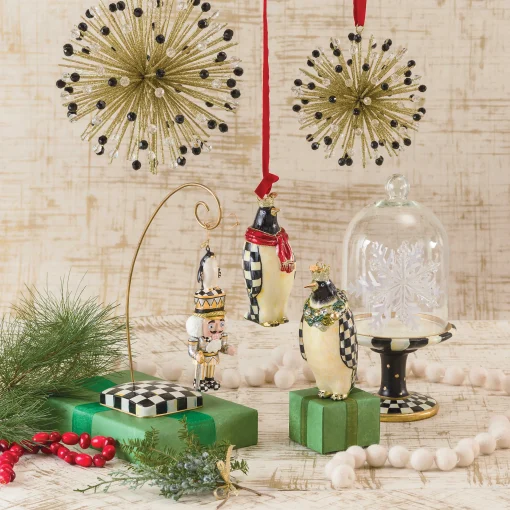 MacKenzie-Childs Room Accents<Courtly Check Pedestal with Cloche