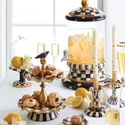 MacKenzie-Childs Room Accents<Courtly Check Pedestal with Cloche