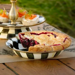 MacKenzie-Childs Fall Entertaining|Cookware & Bakeware<Courtly Check Pie Plate