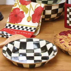 MacKenzie-Childs Fall Entertaining|Cookware & Bakeware<Courtly Check Pie Plate