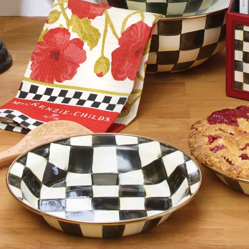 MacKenzie-Childs Fall Entertaining|Cookware & Bakeware<Courtly Check Pie Plate