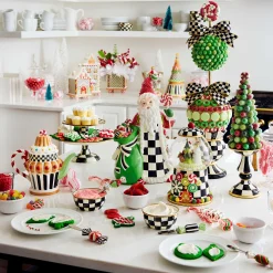 MacKenzie-Childs Bar Entertaining|Serveware<Courtly Check Pinch Bowl