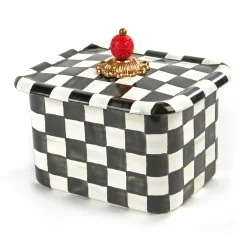 MacKenzie-Childs Kitchen Storage & Organization<Courtly Check Recipe Box