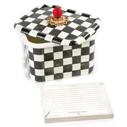 MacKenzie-Childs Kitchen Storage & Organization<Courtly Check Recipe Box