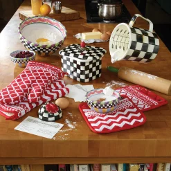 MacKenzie-Childs Kitchen Storage & Organization<Courtly Check Recipe Box