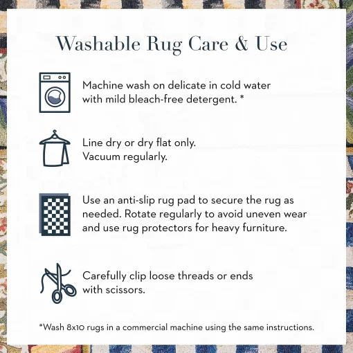 MacKenzie-Childs Rugs<Courtly Check Red  Gold 8' x 10' Washable Rug