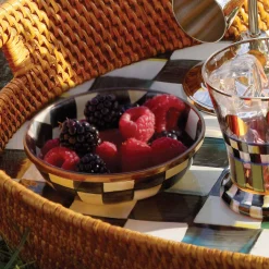 MacKenzie-Childs Serveware<Courtly Check Relish Dish