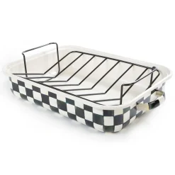 MacKenzie-Childs Fall Entertaining|Cookware & Bakeware<Courtly Check Roasting Pan with Rack