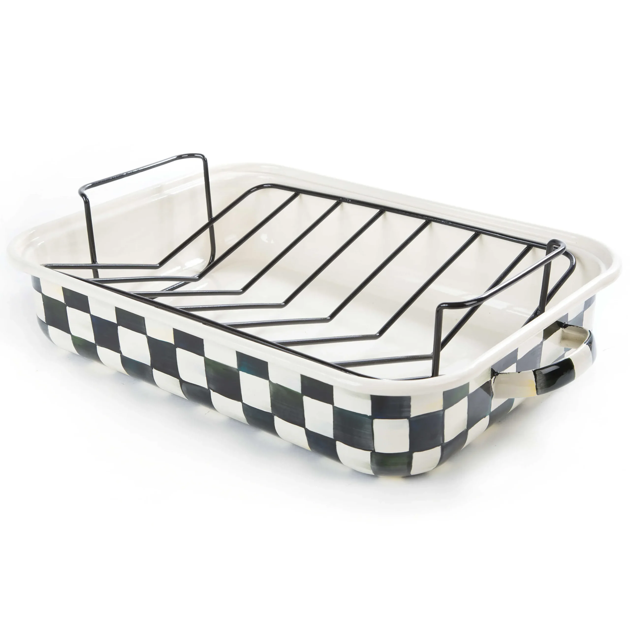 MacKenzie-Childs Fall Entertaining|Cookware & Bakeware<Courtly Check Roasting Pan with Rack