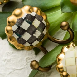 MacKenzie-Childs Finishing Touches|Room Accents<Courtly Check Round Hook