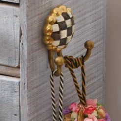 MacKenzie-Childs Finishing Touches|Room Accents<Courtly Check Round Hook