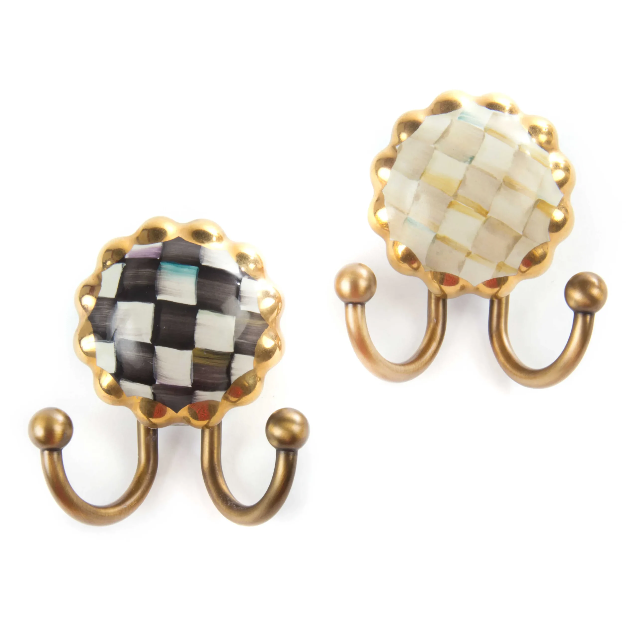 MacKenzie-Childs Finishing Touches|Room Accents<Courtly Check Round Hook