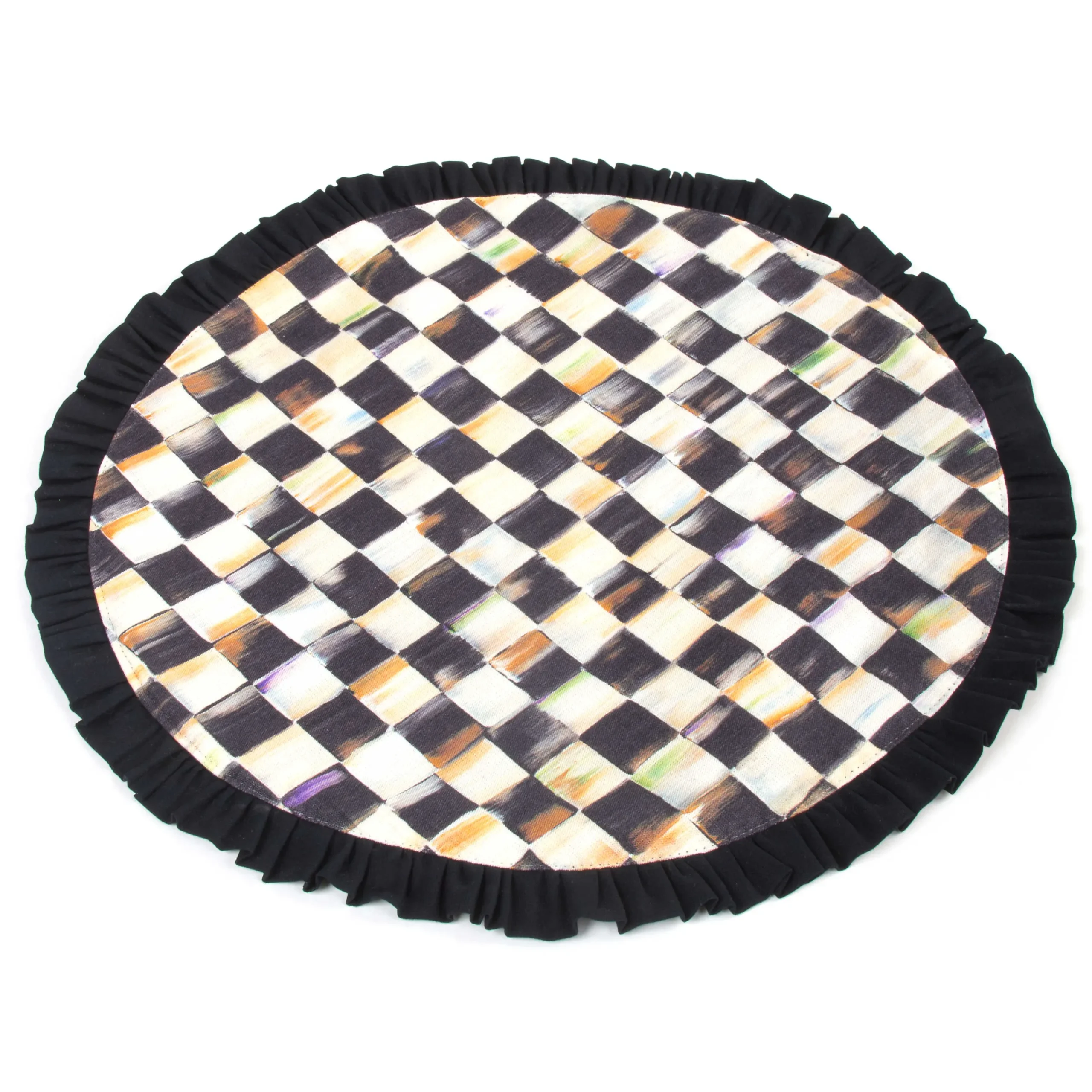 MacKenzie-Childs Table Accessories|Kitchen & Table Linens<Courtly Check Round Placemat