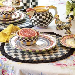 MacKenzie-Childs Table Accessories|Kitchen & Table Linens<Courtly Check Round Placemat