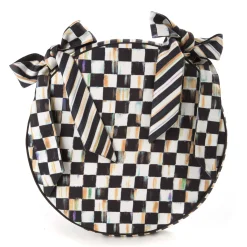 MacKenzie-Childs Pillows, Throws, & Cushions<Courtly Check Round Stool Cushion