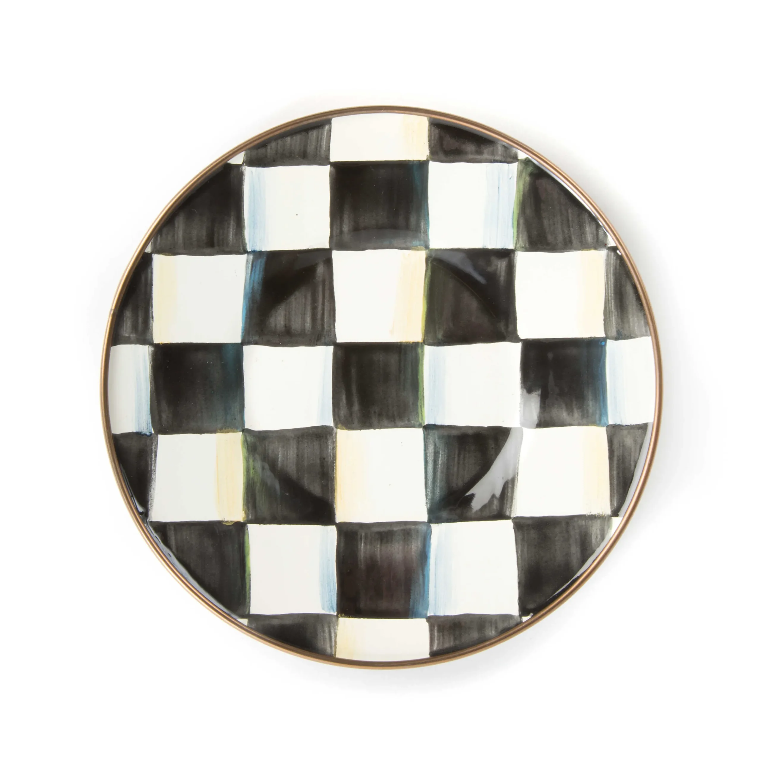 MacKenzie-Childs The Coffee Shop|Dinnerware & Flatware<Courtly Check Saucer