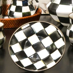 MacKenzie-Childs The Coffee Shop|Dinnerware & Flatware<Courtly Check Saucer