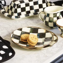 MacKenzie-Childs The Coffee Shop|Dinnerware & Flatware<Courtly Check Saucer