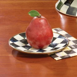 MacKenzie-Childs The Coffee Shop|Dinnerware & Flatware<Courtly Check Saucer