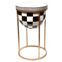 MacKenzie-Childs Outdoor<Courtly Check Short Plant Stand