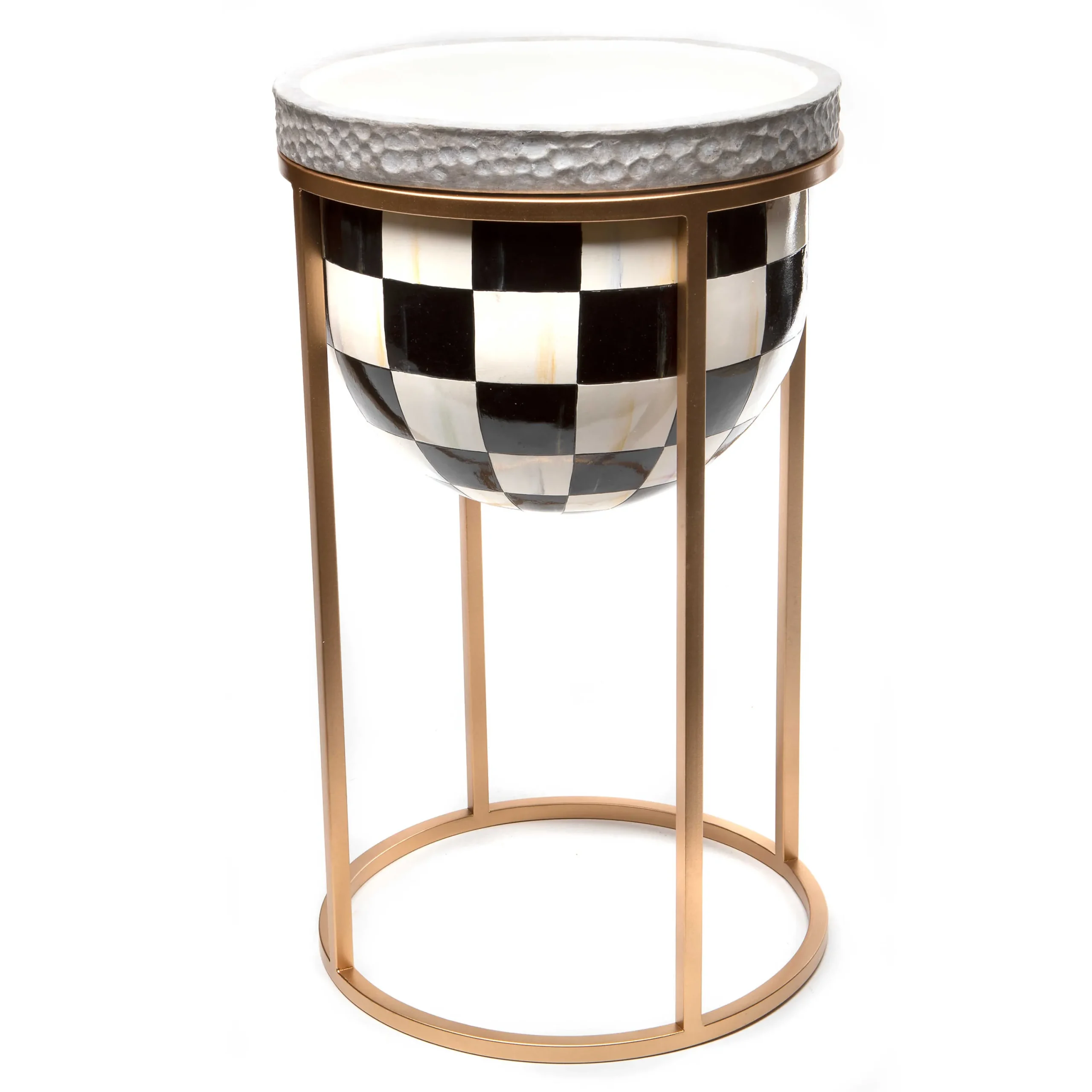 MacKenzie-Childs Outdoor<Courtly Check Short Plant Stand