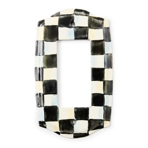 MacKenzie-Childs Finishing Touches|Room Accents<Courtly Check Single Rocker Switch Plate