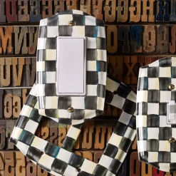 MacKenzie-Childs Finishing Touches|Room Accents<Courtly Check Single Rocker Switch Plate