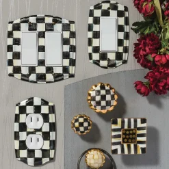 MacKenzie-Childs Finishing Touches|Room Accents<Courtly Check Single Rocker Switch Plate
