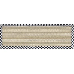 MacKenzie-Childs Rugs<Courtly Check Sisal Wool Herringbone 2'6 x 9' Runner
