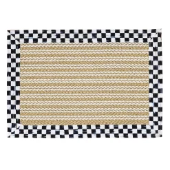 MacKenzie-Childs Rugs<Courtly Check Sisal Wool Herringbone 2' x 3' Rug