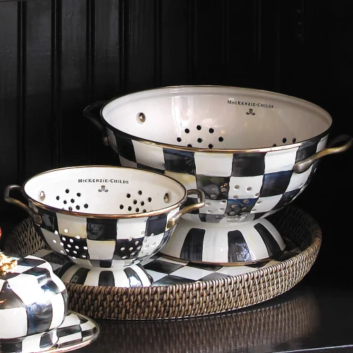 MacKenzie-Childs Kitchen Utensils & Tools<Courtly Check Small Colander
