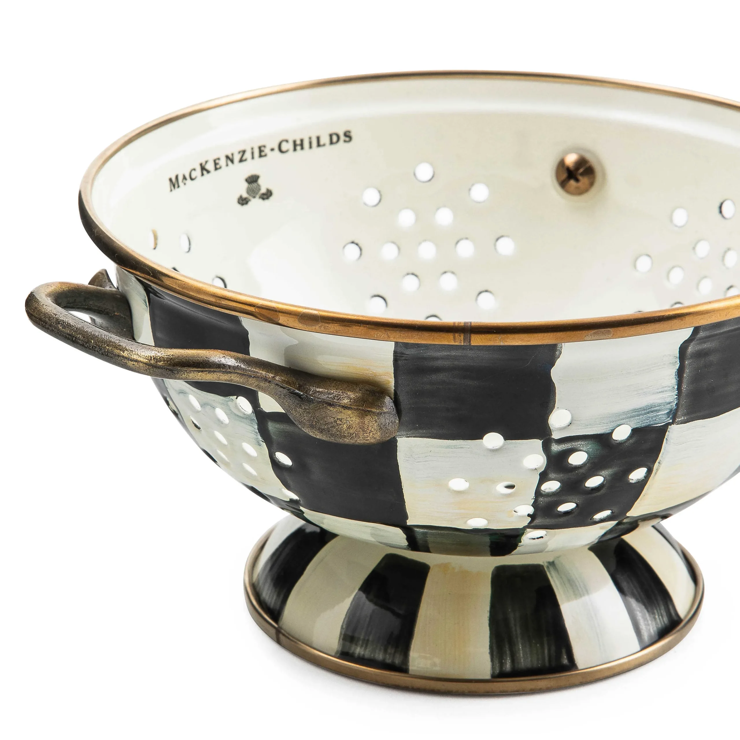 MacKenzie-Childs Kitchen Utensils & Tools<Courtly Check Small Colander