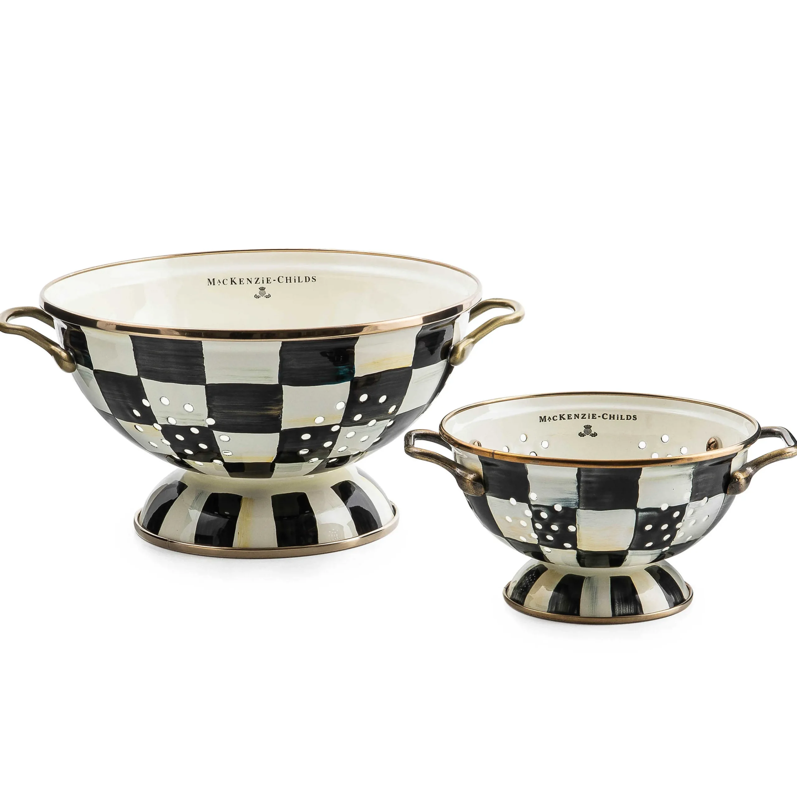 MacKenzie-Childs Kitchen Utensils & Tools<Courtly Check Small Colander