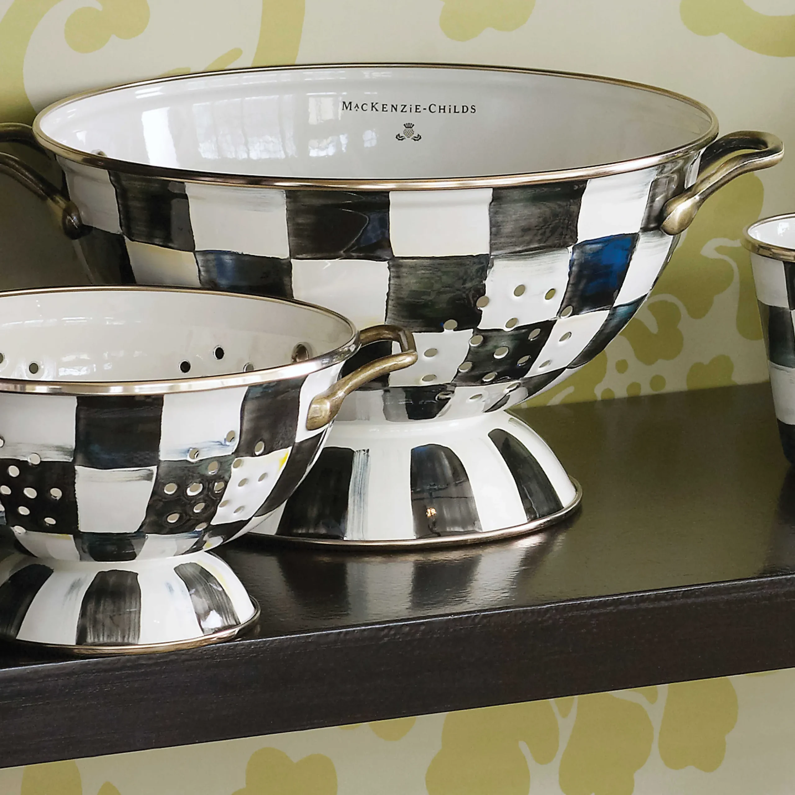 MacKenzie-Childs Kitchen Utensils & Tools<Courtly Check Small Colander