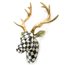 MacKenzie-Childs Holiday<Courtly Check Small Deer