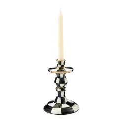 MacKenzie-Childs Candles & Fragrances|Table Accessories<Courtly Check Small Enamel Candlestick