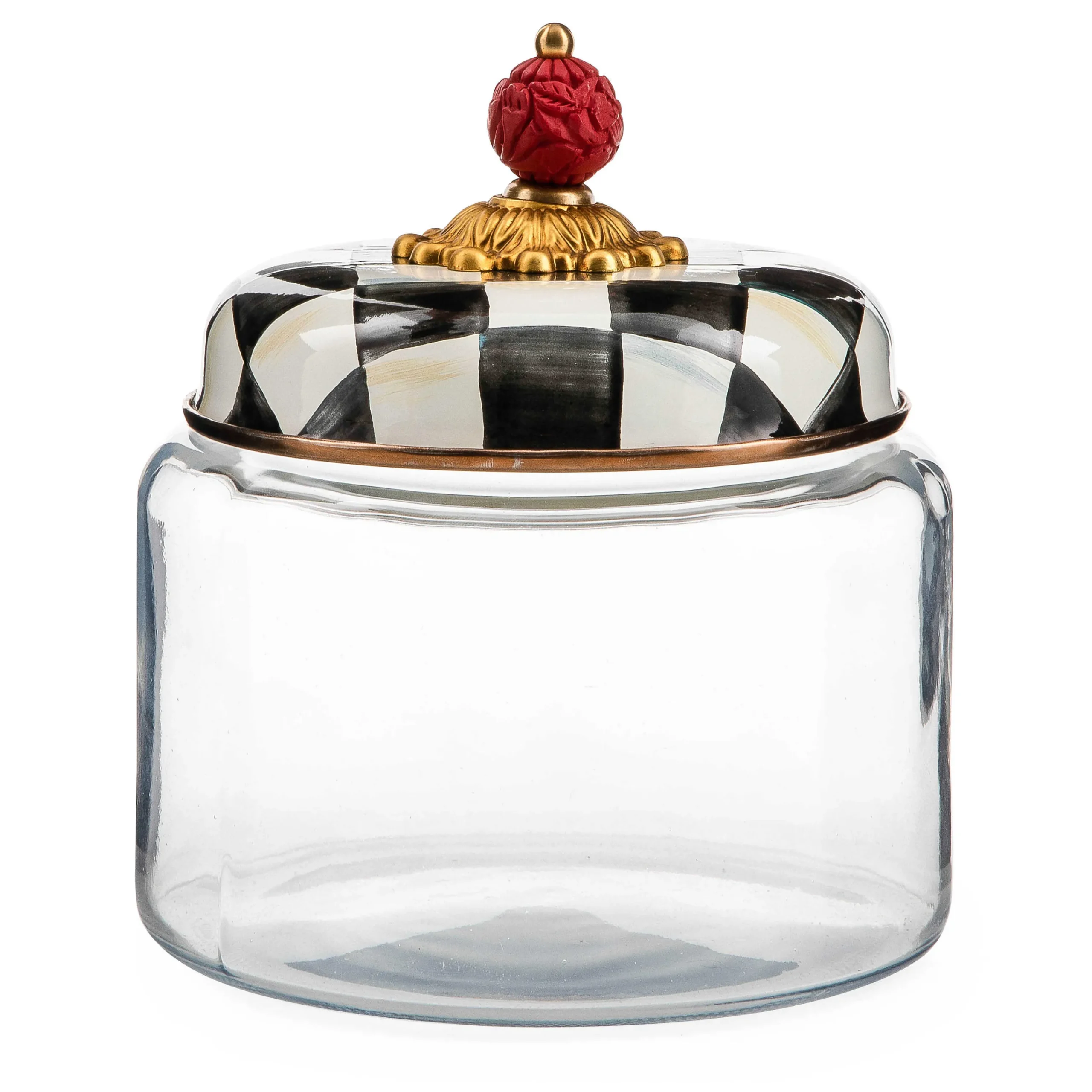 MacKenzie-Childs Room Accents<Courtly Check Small Kitchen Canister