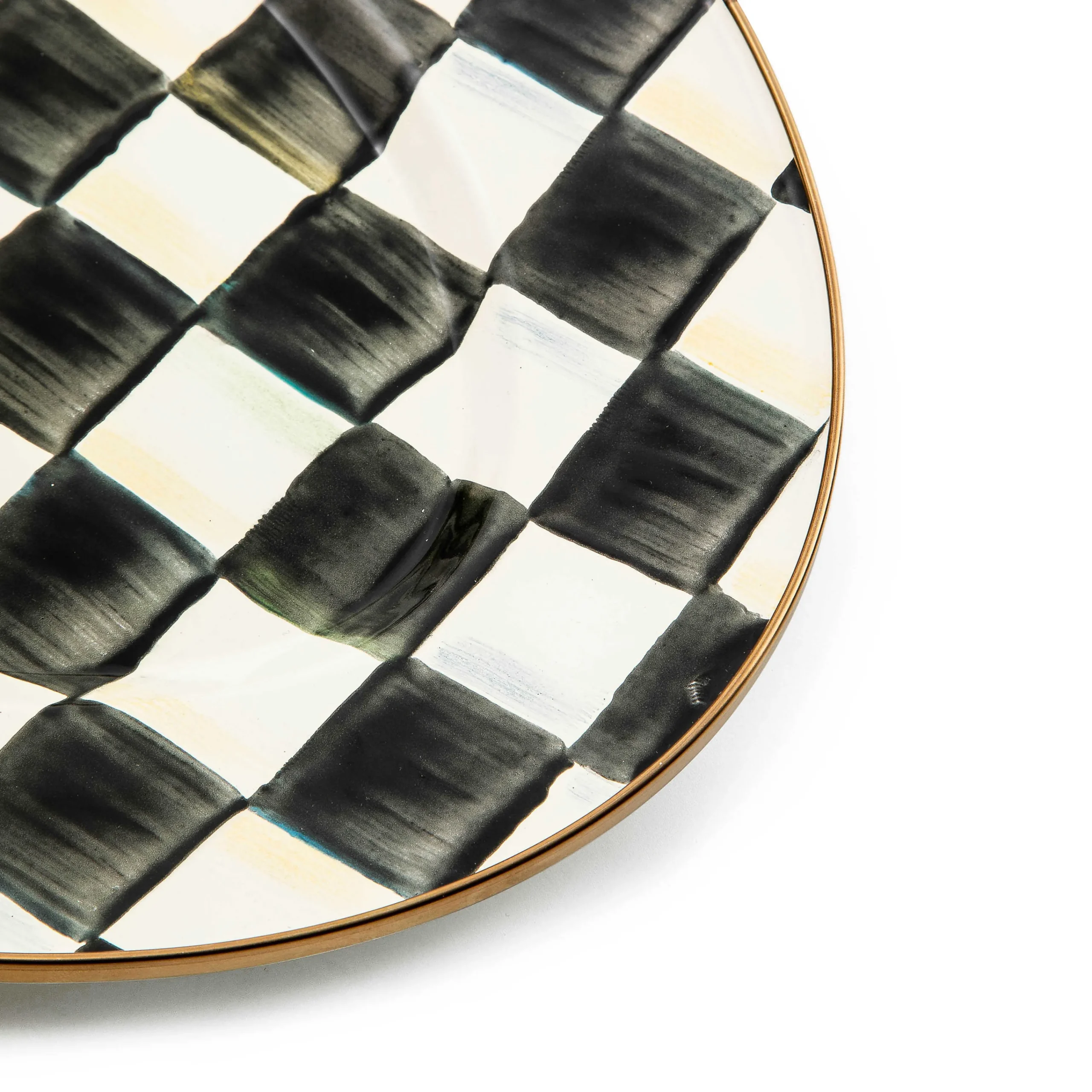 MacKenzie-Childs Fall Entertaining|Bar Entertaining<Courtly Check Small Oval Platter