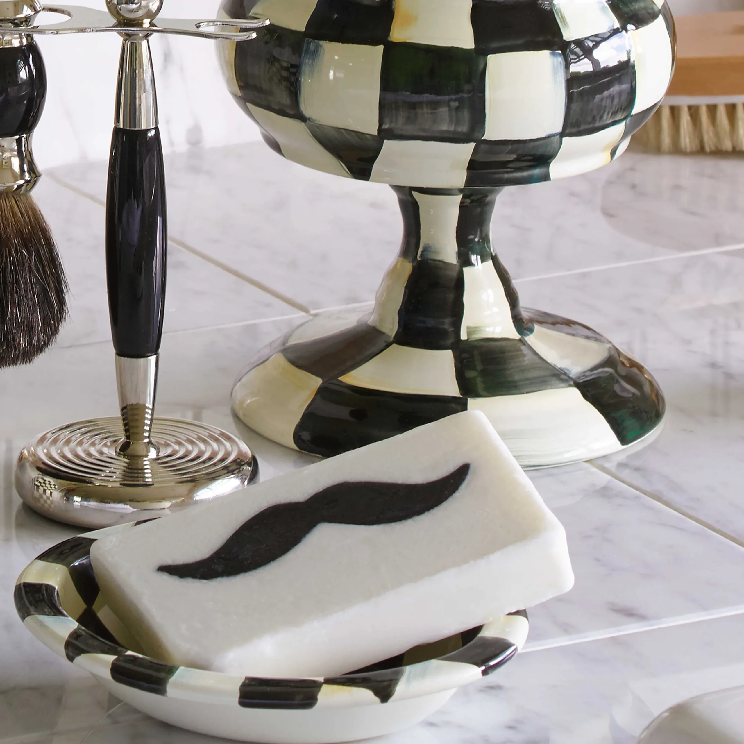MacKenzie-Childs Bath & Bath Accessories<Courtly Check Soap Dish