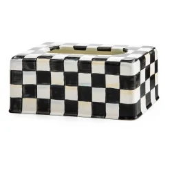MacKenzie-Childs Bath & Bath Accessories|Room Accents<Courtly Check Standard Tissue Box Cover