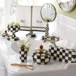 MacKenzie-Childs Bath & Bath Accessories|Room Accents<Courtly Check Standard Tissue Box Cover