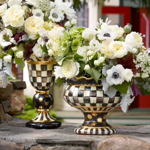MacKenzie-Childs Room Accents<Courtly Check Stately Vase
