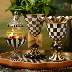 MacKenzie-Childs Room Accents<Courtly Check Stately Vase