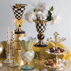 MacKenzie-Childs Room Accents<Courtly Check Stately Vase