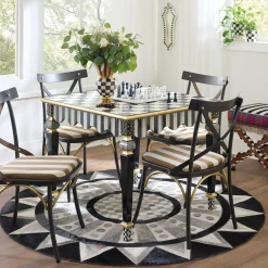 MacKenzie-Childs Dining Room & Kitchen<Courtly Check  Stripe Game Table