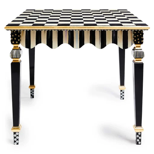 MacKenzie-Childs Dining Room & Kitchen<Courtly Check  Stripe Game Table