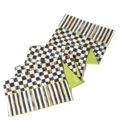 MacKenzie-Childs Kitchen & Table Linens<Courtly Check  Stripe Table Runner