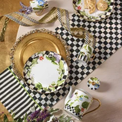 MacKenzie-Childs Kitchen & Table Linens<Courtly Check  Stripe Table Runner