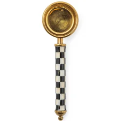 MacKenzie-Childs The Coffee Shop|Kitchen Utensils & Tools<Courtly Check Supper Club Gold Coffee Scoop
