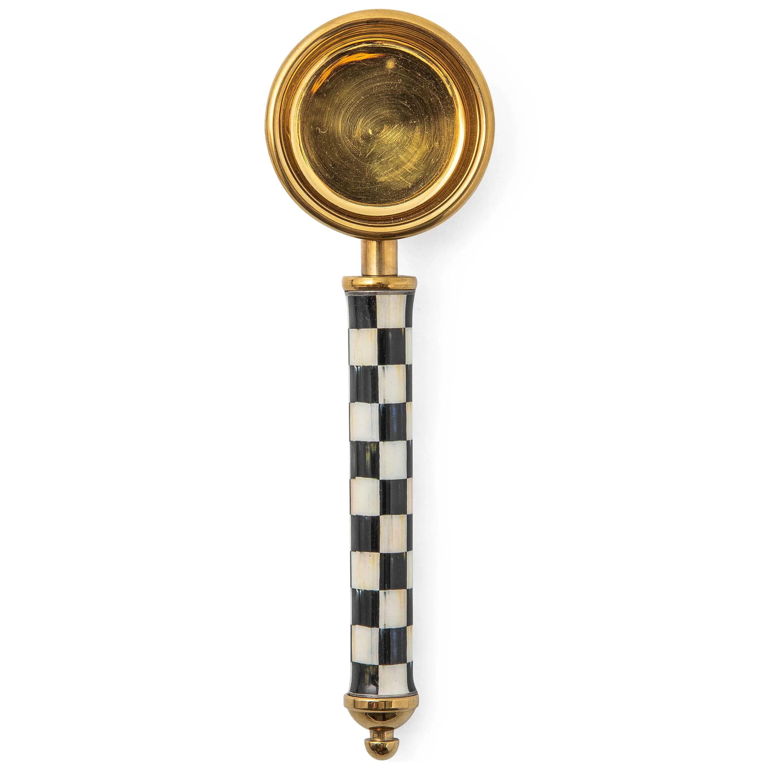 MacKenzie-Childs The Coffee Shop|Kitchen Utensils & Tools<Courtly Check Supper Club Gold Coffee Scoop